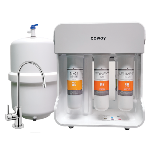 Coway under sink RO water purifier with tank - compact design, efficient filtration, ideal for home kitchens in the USA